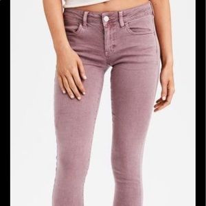 AE pink jeggings